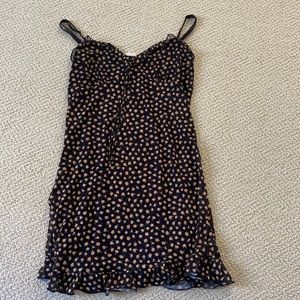 Sheer mini dress with slip underneath